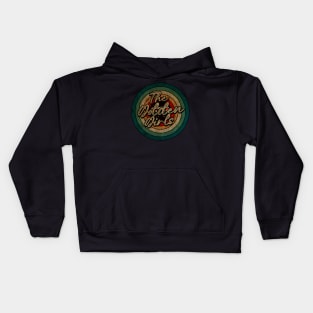 The Golden Girls - Vintage Circle kaset Kids Hoodie